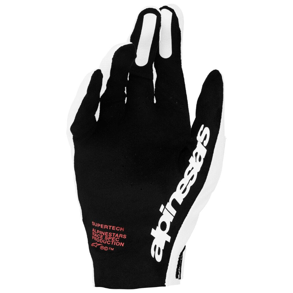 Alpinestars - 2027 Supertech White/Black/Red MX Gloves