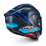 Alpinestars - SR7 Kinetis Black/Blue/Pink Helmet