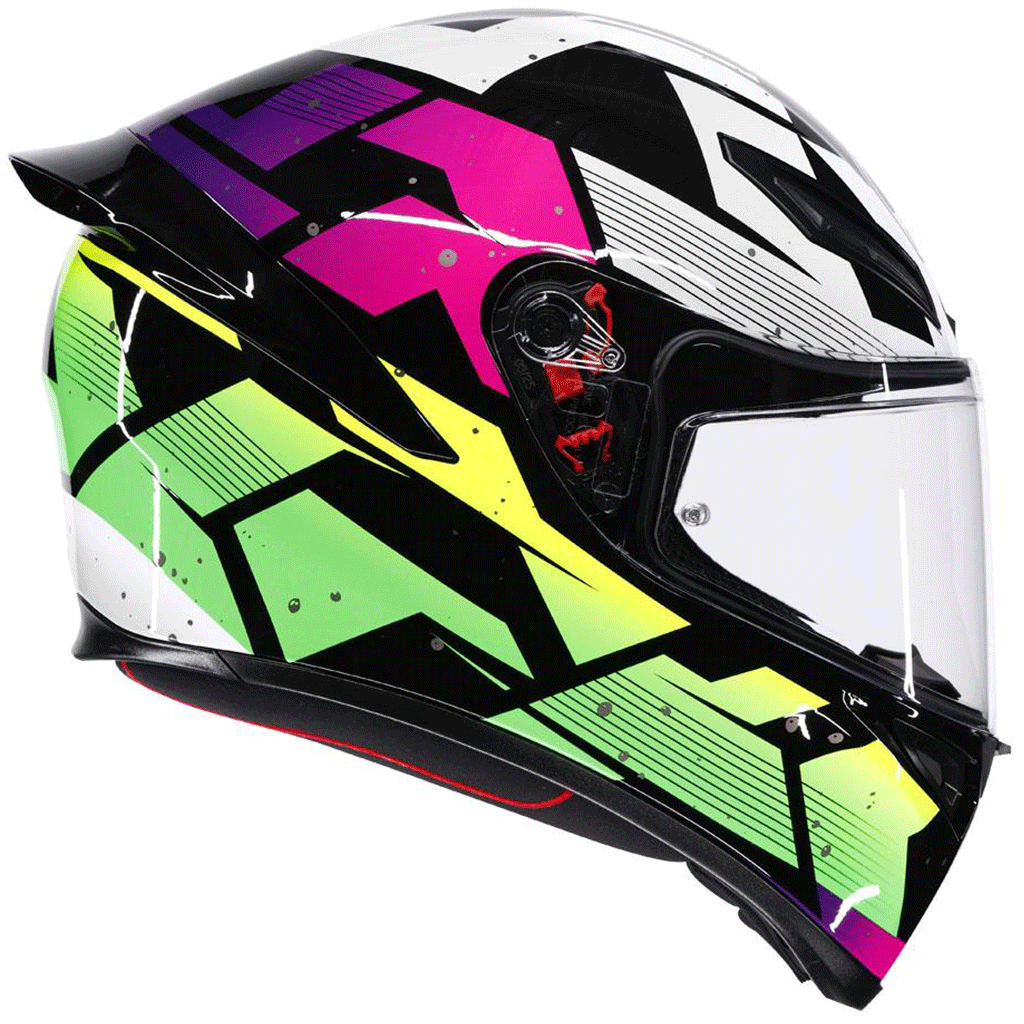 AGV - K1 S Punk Pulse Black/Purple Helmet