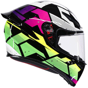 AGV - K1 S Punk Pulse Black/Purple Helmet
