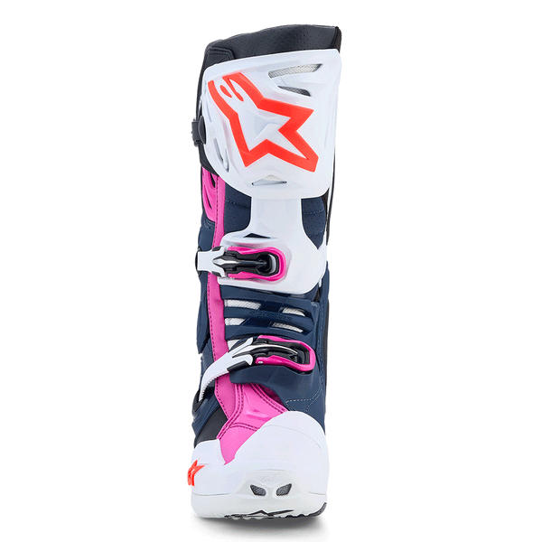 Alpinestars - Tech 10 Supervented Blue/White/Pink MX Boots