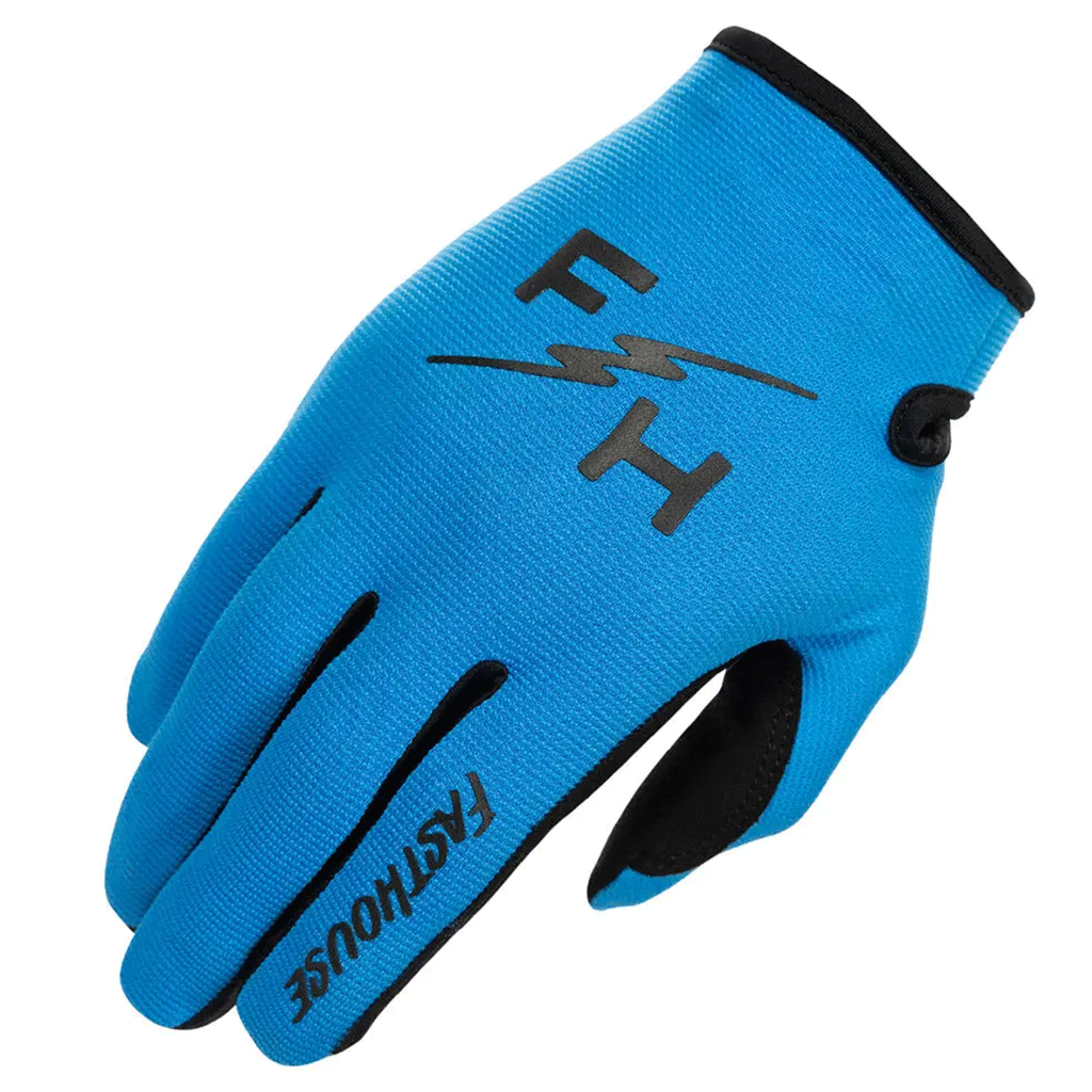 Fasthouse - Youth Carbon Eternal Electric Blue Gloves