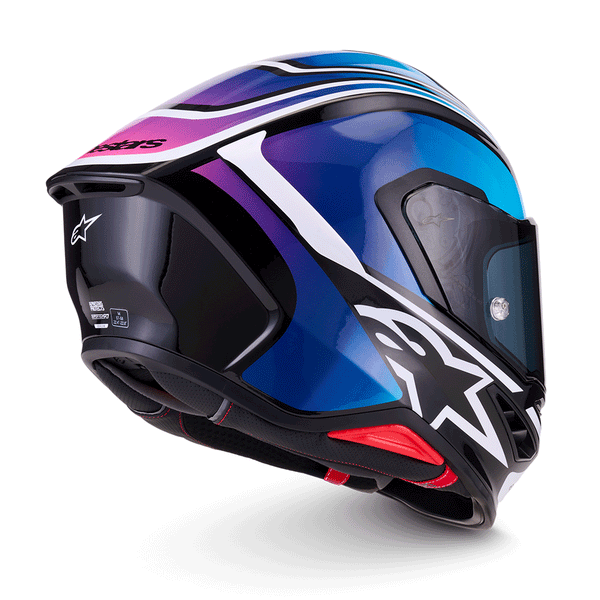 Alpinestars - SR7 Zeal Black/Blue/Pink Helmet