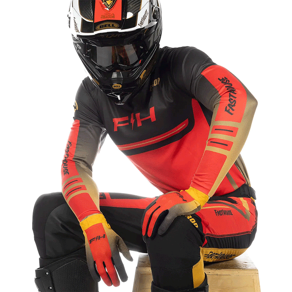 Fasthouse - Elrod React Racing Red/Black MX Combo