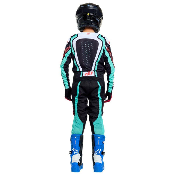 TLD - 2026 Youth GP Pro Roller Black/Teal Jersey