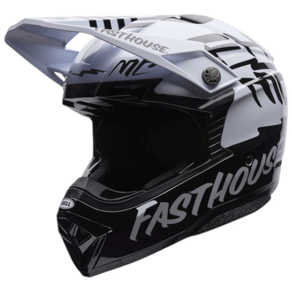 Bell - Moto-10 MIPS FHMC White/Black Helmet