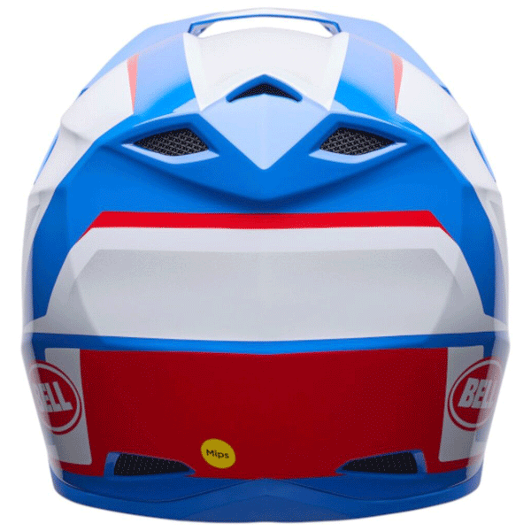 Bell - Youth MX-10 MIPS Spiral White/Red/Blue Helmet