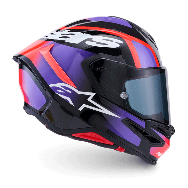Alpinestars - SR7 Lumen Black/Red/Purple Helmet