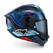 Alpinestars - SR7 Kinetis Black/Blue/Pink Helmet