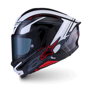 Alpinestars - SR7 Acore Black/White/Red Helmet
