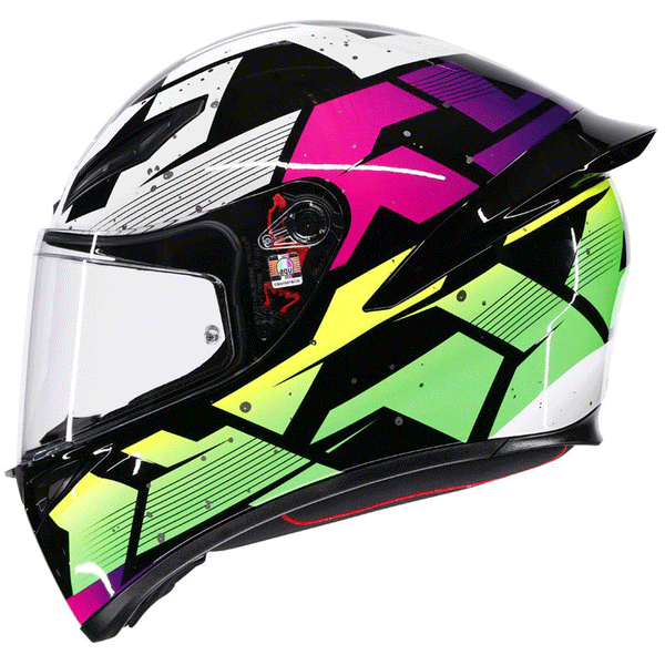 AGV - K1 S Punk Pulse Black/Purple Helmet