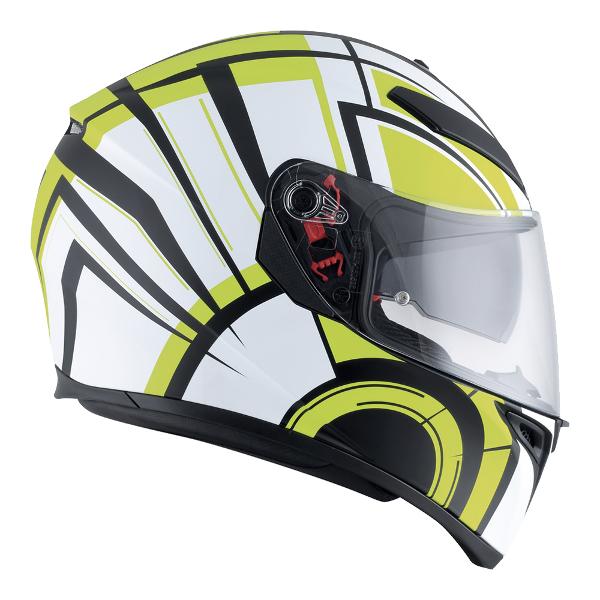 AGV - K3 SV Avior Matt White/Lime Helmet