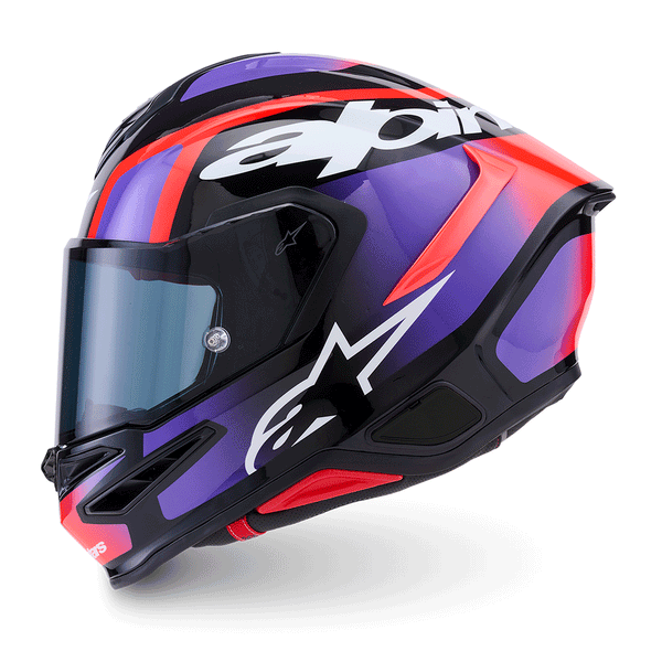 Alpinestars - SR7 Lumen Black/Red/Purple Helmet