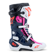 Alpinestars - Tech 10 Supervented Blue/White/Pink MX Boots
