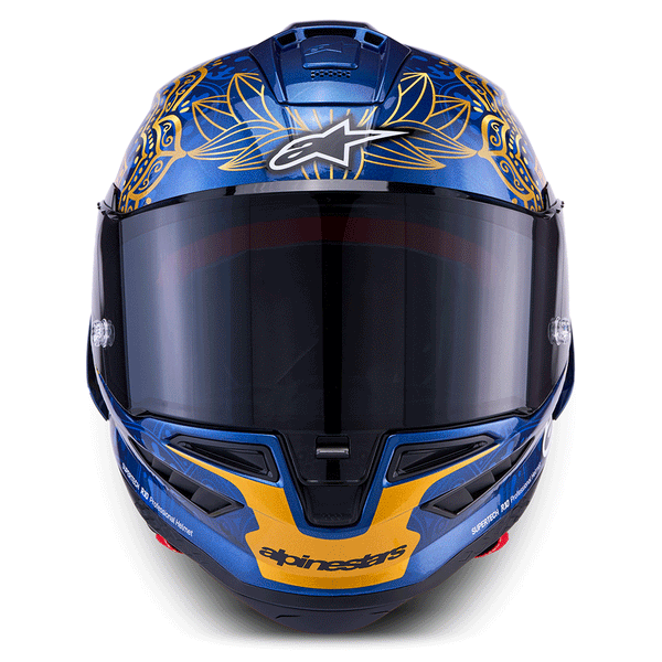 Alpinestars - SR10 Thai LE Martinator Blue/Gold Helmet