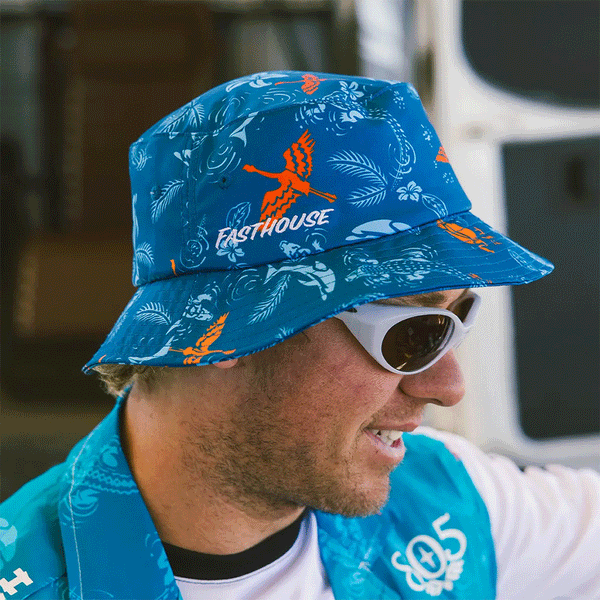 Fasthouse - TB Island Hopping Blue Bucket Hat