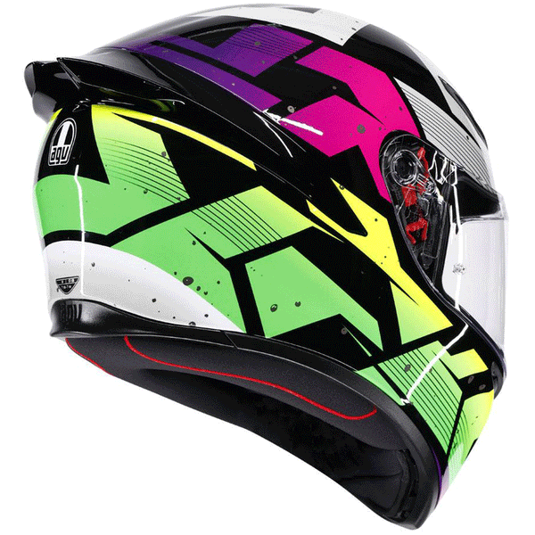 AGV - K1 S Punk Pulse Black/Purple Helmet