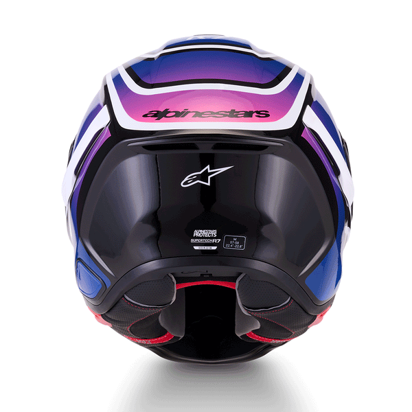 Alpinestars - SR7 Zeal Black/Blue/Pink Helmet
