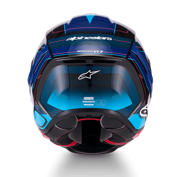 Alpinestars - SR7 Kinetis Black/Blue/Pink Helmet