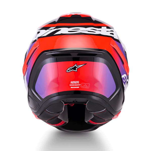 Alpinestars - SR7 Lumen Black/Red/Purple Helmet