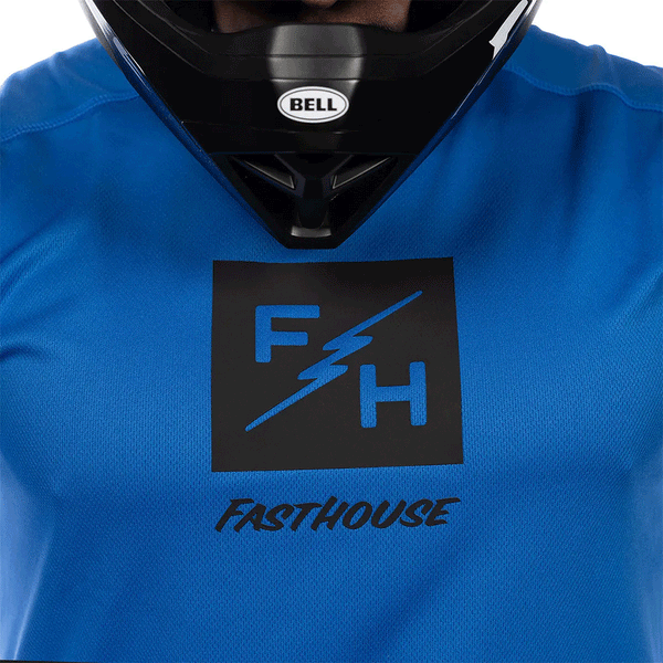 Fasthouse - Youth Carbon Echo Electric Blue Jersey