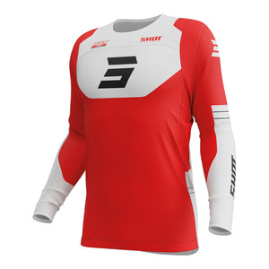 Shot - 2025 Contact Shield Red/White Jersey