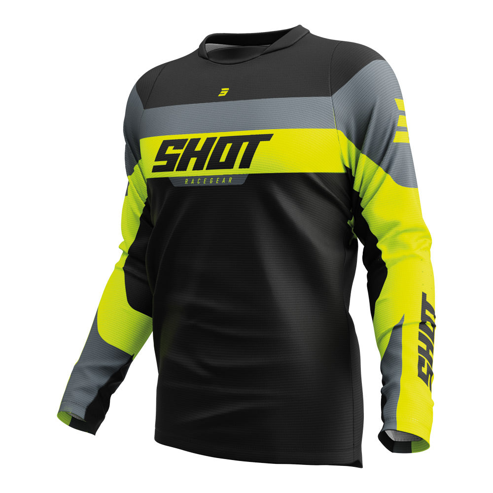 Shot - 2025 Devo League Black/Grey/Yellow - Combo