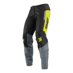 Shot - 2025 Devo League Black/Grey/Yellow Pants