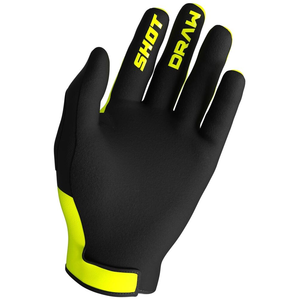 Shot - 2025 Youth Draw Sky Neon Yellow Gloves