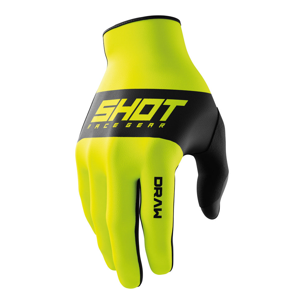 Shot - 2026 Draw Sky Neon Yellow Gloves