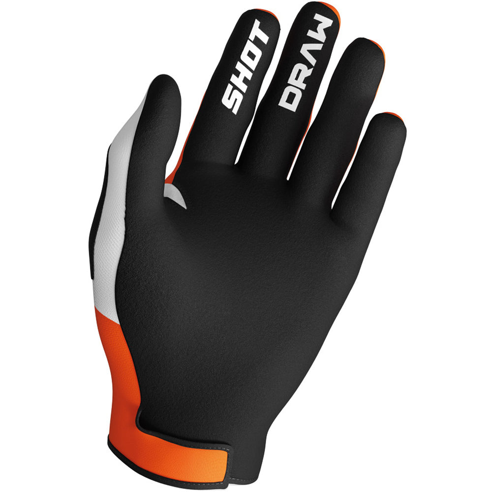 Shot - 2026 Kids Draw Sky Orange Gloves