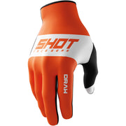 Shot - 2025 Youth Draw Sky Orange Gloves