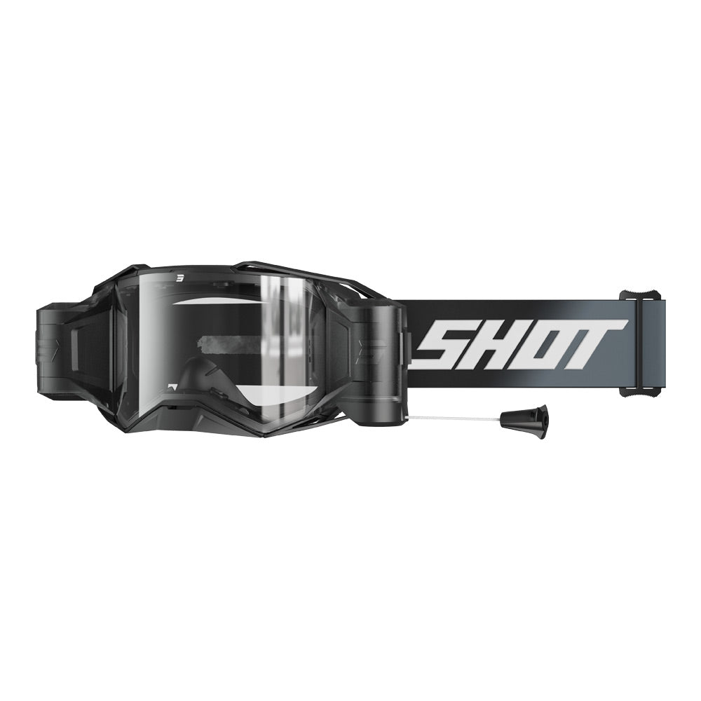 Shot - 2025 Lite Black Roll Off Goggles