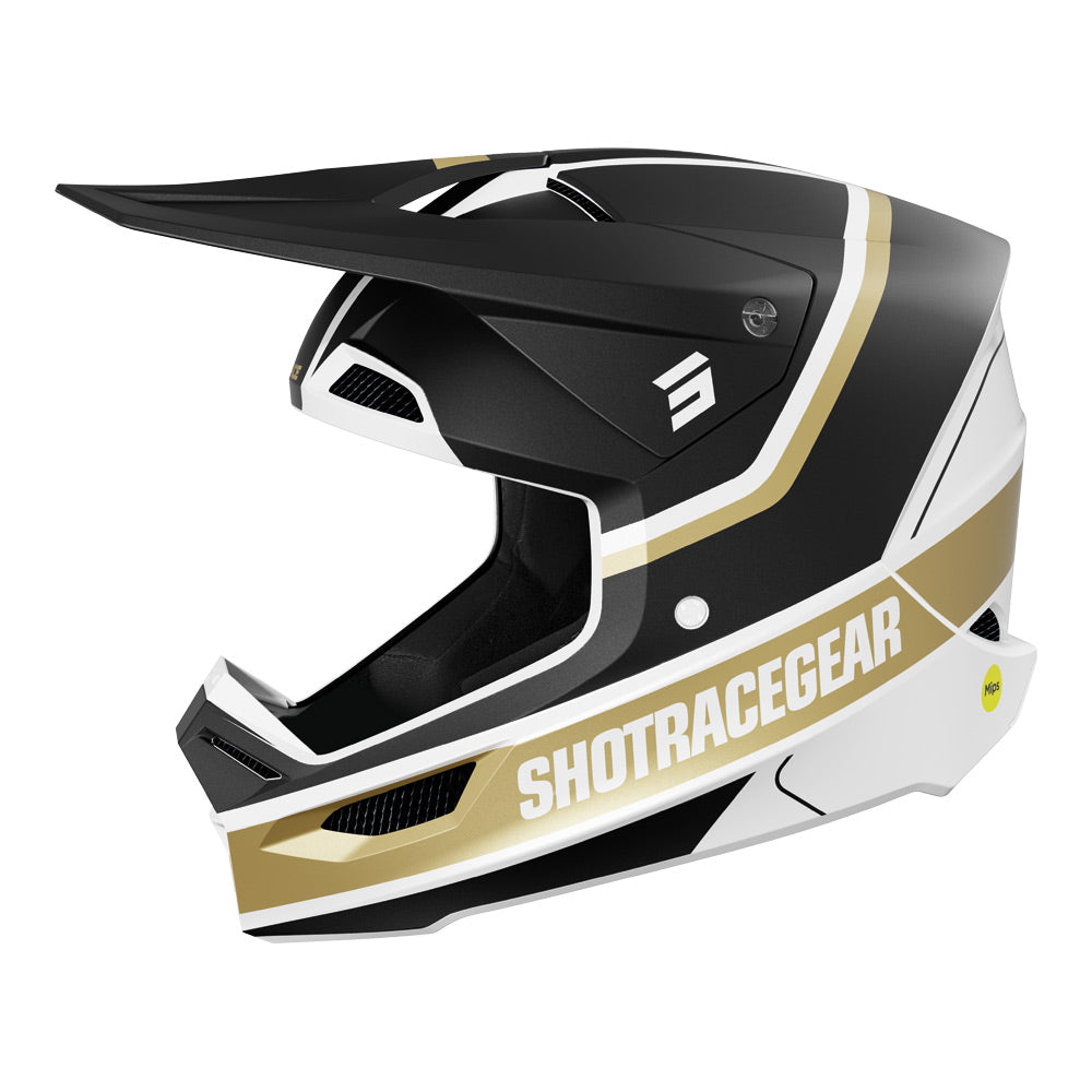 Shot - 2025 Race Mythic Black/Gold Helmet