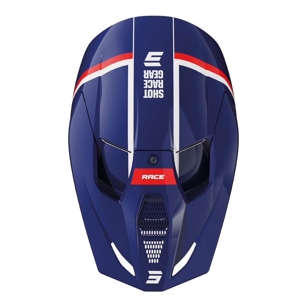 Shot - 2025 Race Mythic Blue/Red Helmet