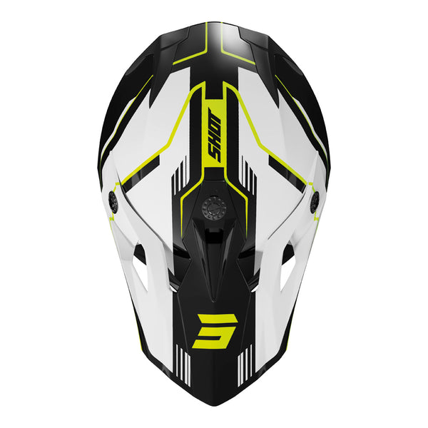 Shot - 2026 Pulse Lines Black/Neon Yellow Helmet