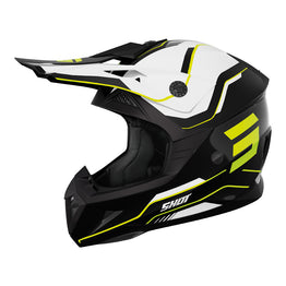 Shot - 2026 Pulse Lines Black/Neon Yellow Helmet