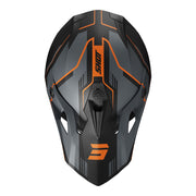 Shot - 2025 Pulse Lines Black/Grey/Orange Helmet