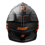 Shot - 2025 Pulse Lines Black/Grey/Orange Helmet