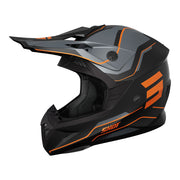 Shot - 2025 Pulse Lines Black/Grey/Orange Helmet