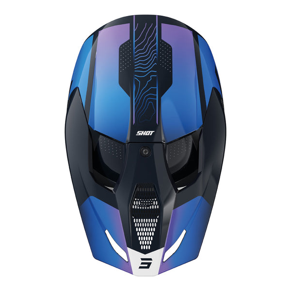 Shot - 2026 Kids Furious Apex Blue Helmet
