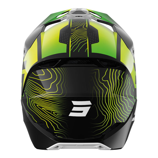 Shot - 2026 Kids Furious Apex Neon Yellow Helmet