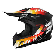 Shot - 2025 Youth Pulse X-Treme Black/Orange Helmet