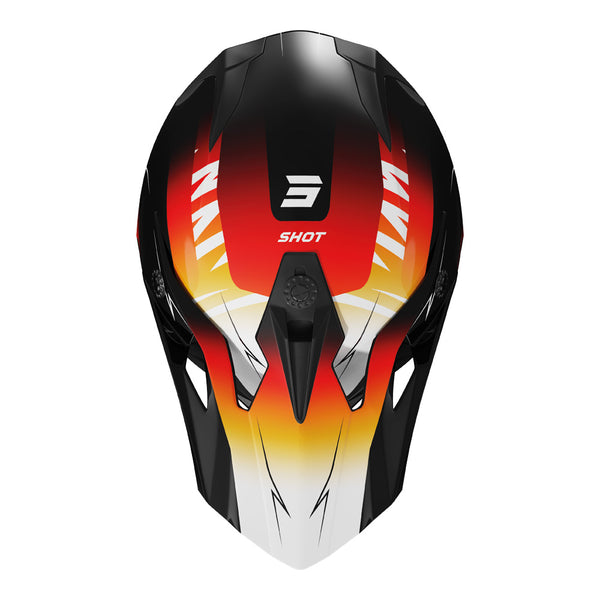 Shot - 2026 Kids Pulse X-Treme Red/Orange Helmet