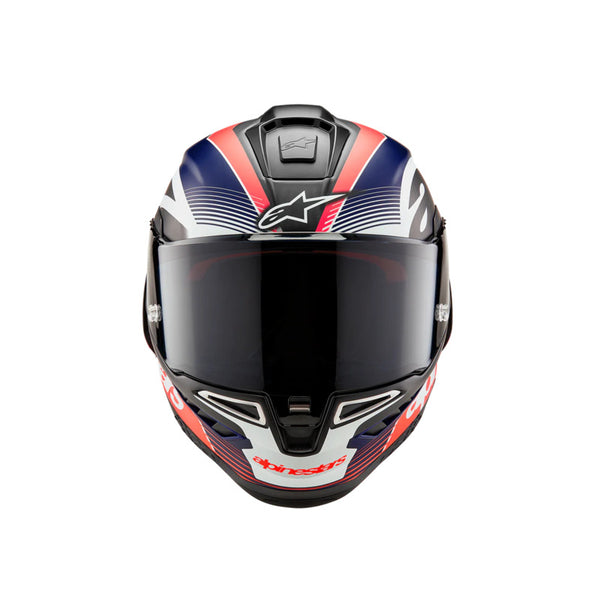 Alpinestars - Supertech R10 Team Black/Red/Fluro Carbon Helmet