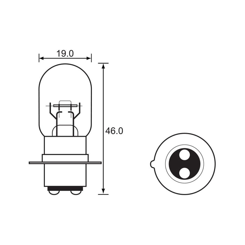 Bulb - Headlight 12V 25/25W -PX15D