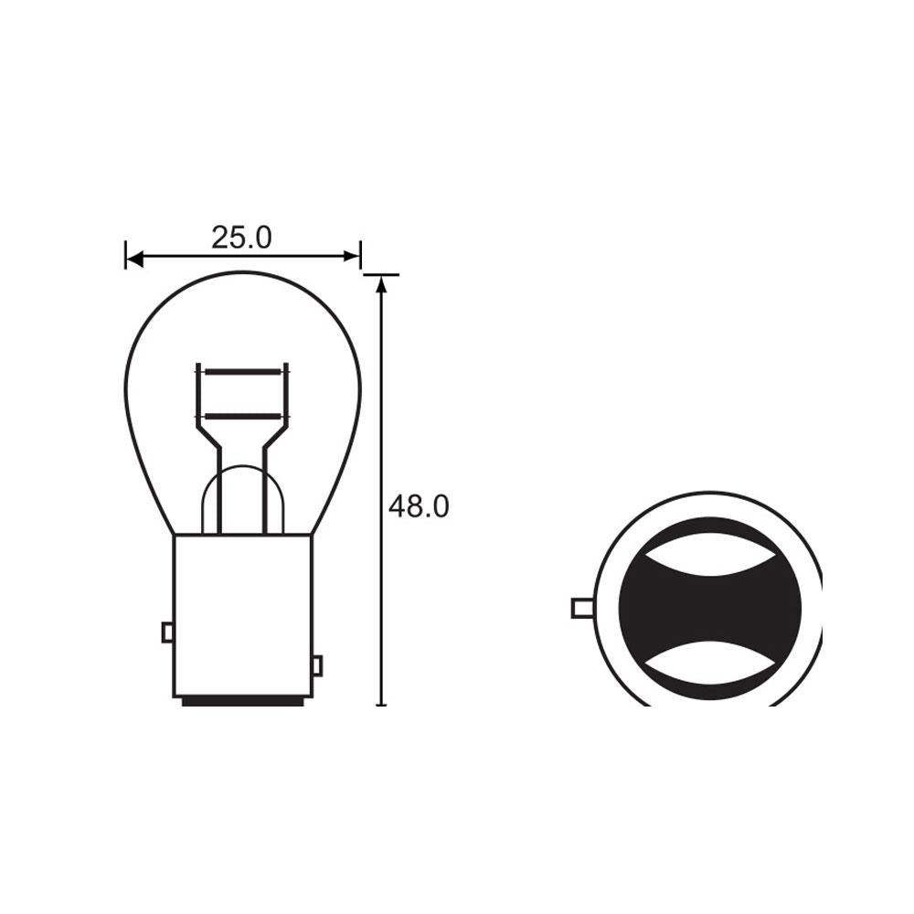 Bulb - Stop Tail 12V 21/5W - BAY15D