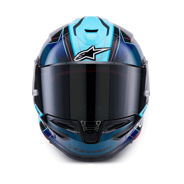 Alpinestars - SR7 Kinetis Black/Blue/Pink Helmet