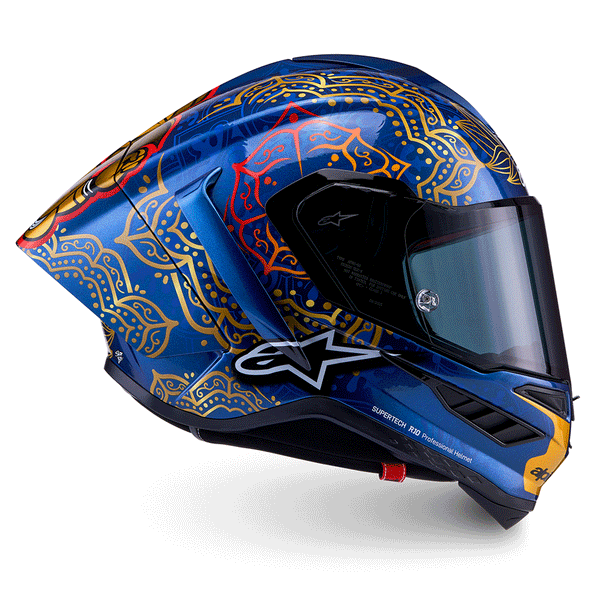 Alpinestars - SR10 Thai LE Martinator Blue/Gold Helmet