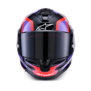 Alpinestars - SR7 Lumen Black/Red/Purple Helmet